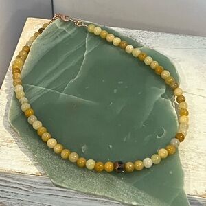 Agate Beaded Necklace
